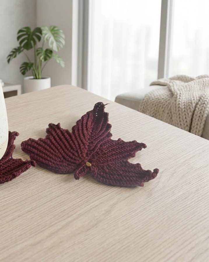 Posavasos de crochet, detalle 2