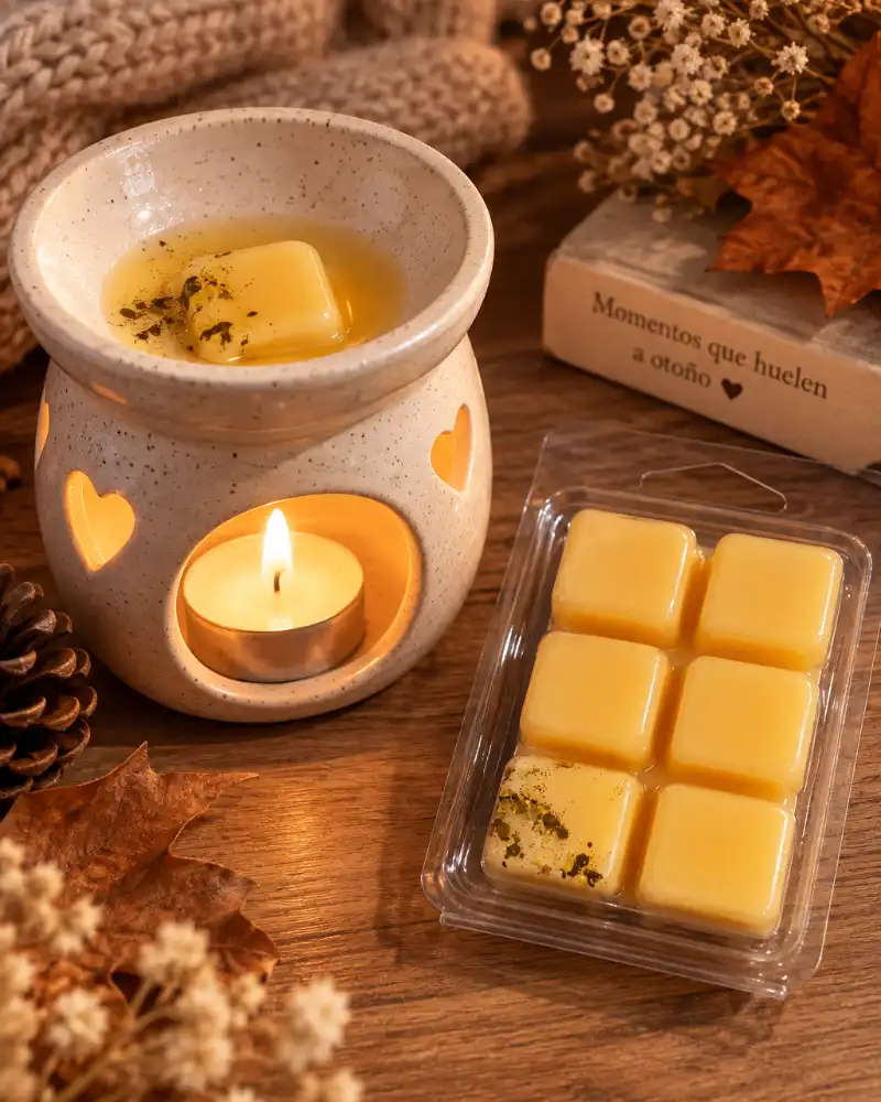 Abrazo de otoño · Wax Melts, detalle 2
