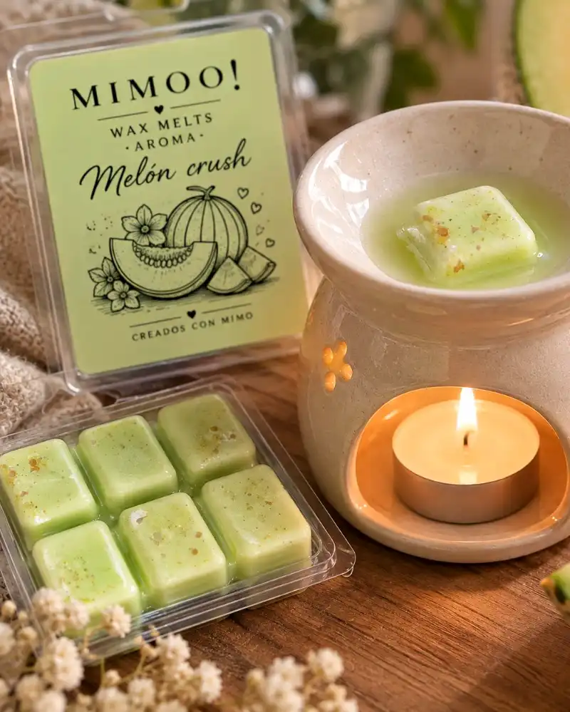 Melón Crush · Wax Melts, detalle 2