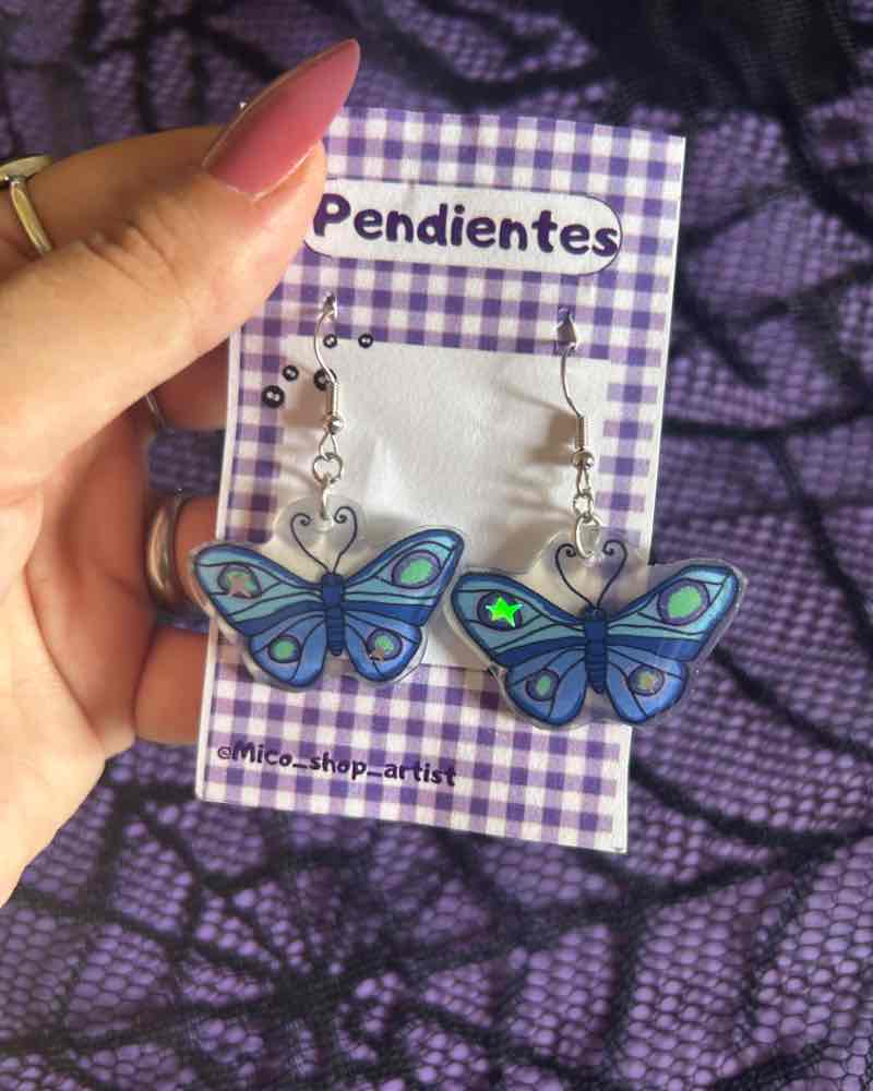 Pendientes novia cadáver, detalle 2