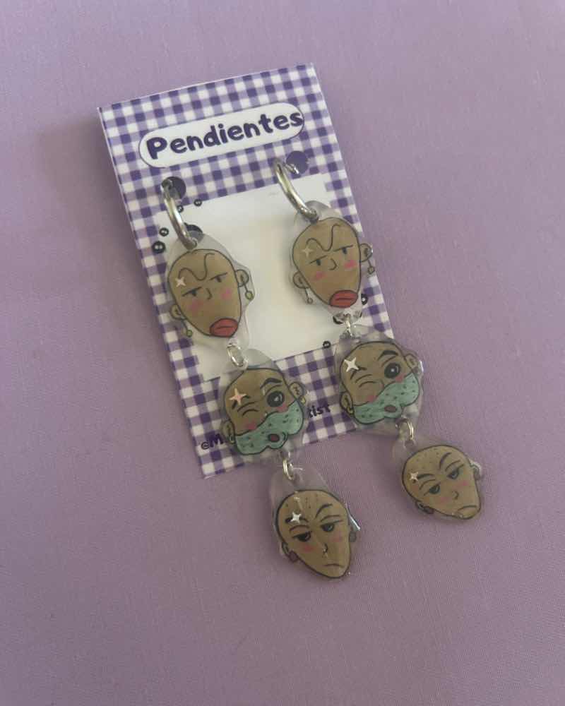Pendientes Mariconchis, detalle 2