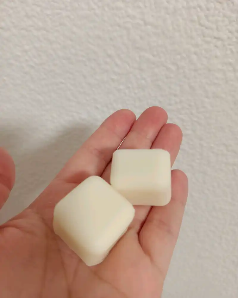 Waxmelts cubos, detalle 2