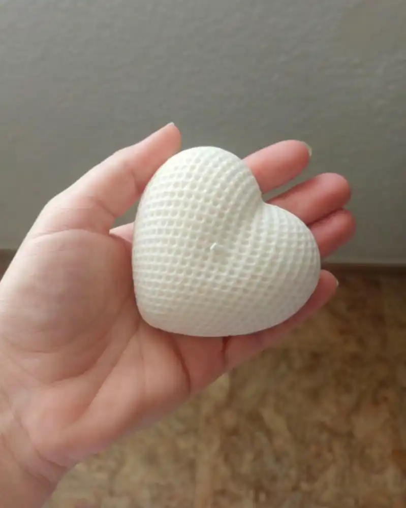 Vela decorativa CORAZÓN, detalle 2