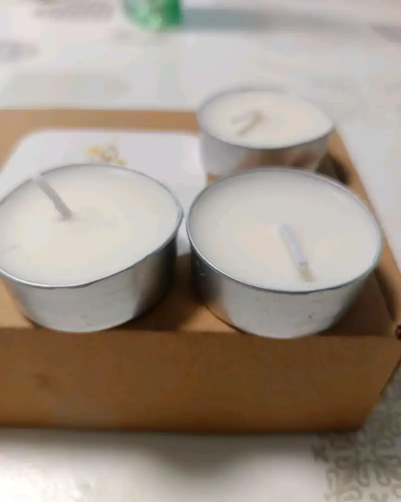 Pack velas de té, detalle 2