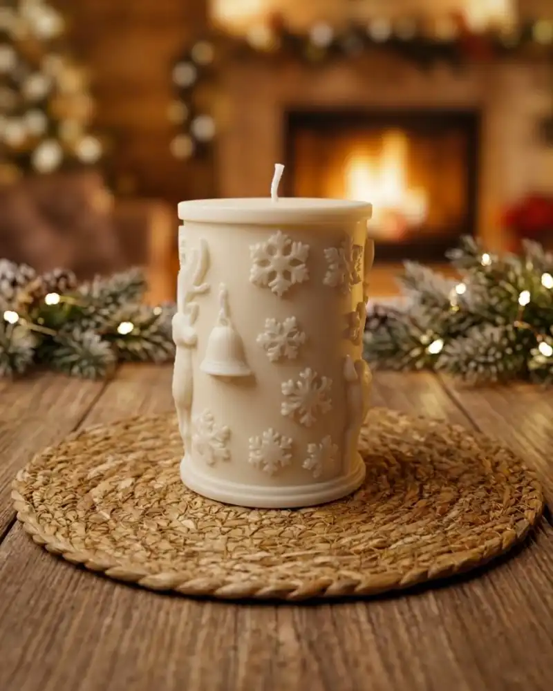 Velón Navidad mágica, detalle 2